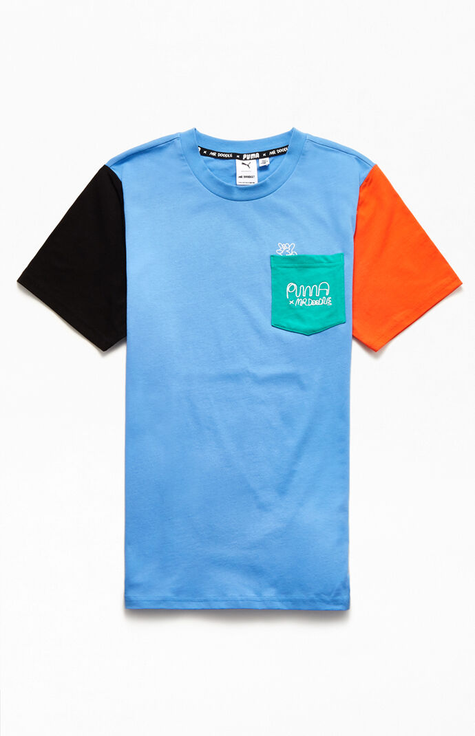 Mr. Doodle Colorblock T-Shirt
