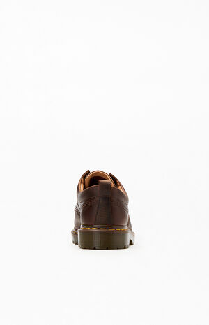 Lowell Dark Brown Crazy Horse Leather Loafers image number 3
