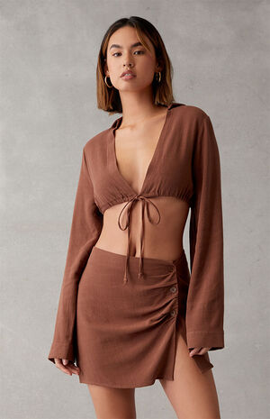 x PacSun Marrakesh Mini Skirt image number 1