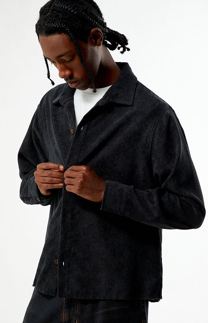 Pacsun Enzo Corduroy Long Sleeve Shirt