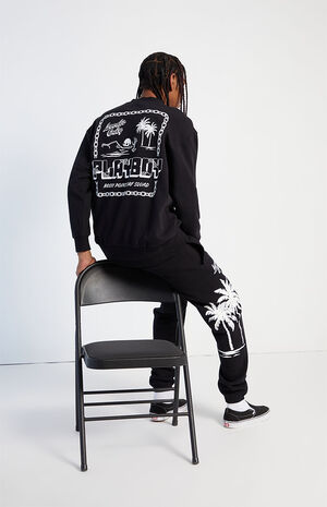 By PacSun Rocky Point Crew Neck Sweatshirt image number 4