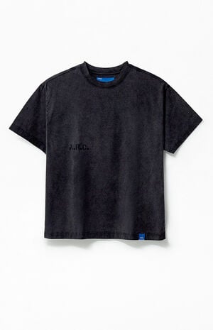 Graphite Vintage Wash Heavyweight Oversized T-Shirt image number 1