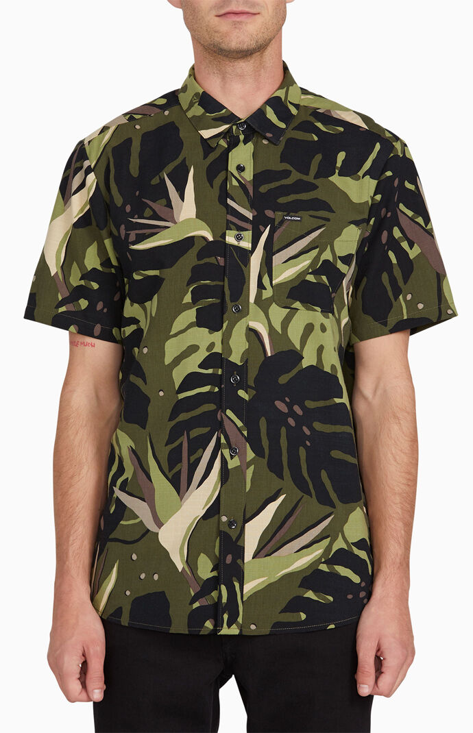 Mentawais Short Sleeve Button Up Shirt
