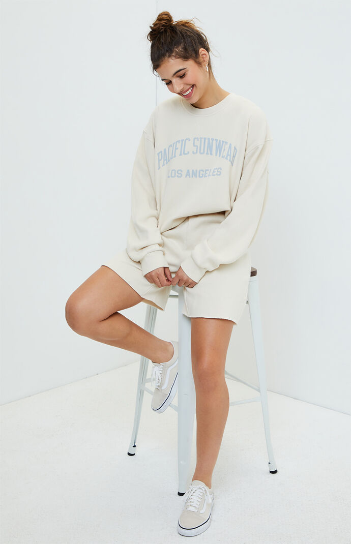 Pacific Sunwear Vintage Crew Neck Sweatshirt