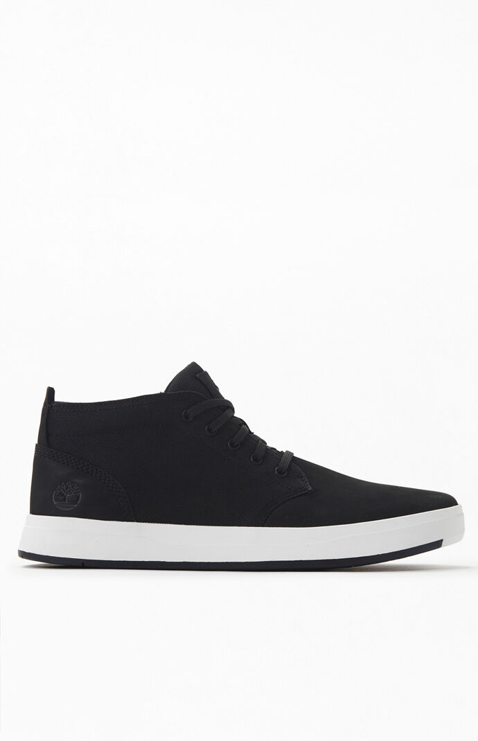 Black Davis Square Work Boots