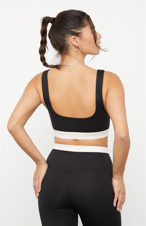 PAC WHISPER Active Black Whitney Scoop Sports Bra image number 3
