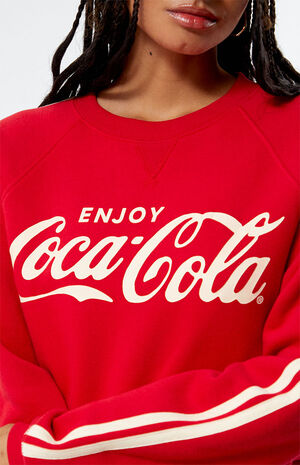 By PacSun Enjoy Sporty Raglan Cropped Sweatshirt image number 3