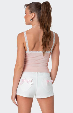 Amilia Lace Trim Tank Top image number 5