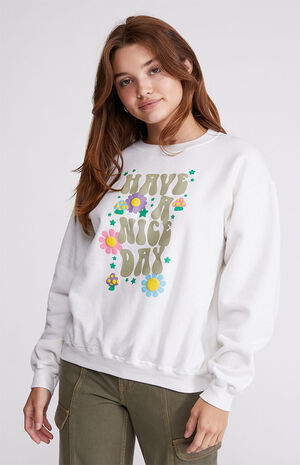 Have A Nice Day Crew Neck Sweatshirt image number 1