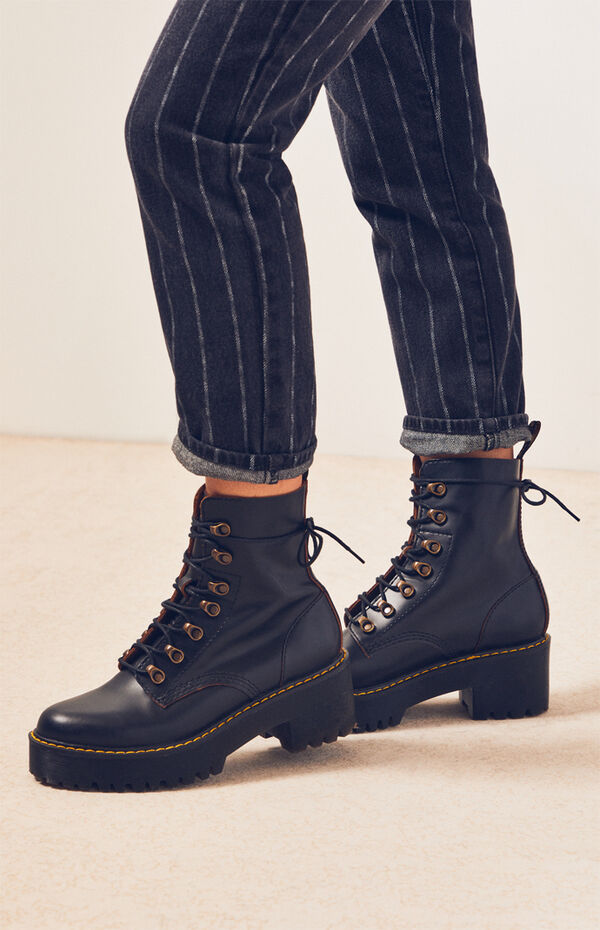 Dr Martens Leona Vintage Smooth Boots PacSun PacSun