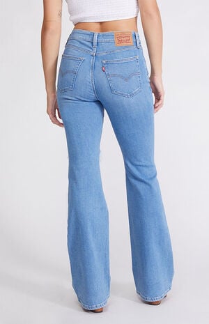 Levi's Medium Indigo 726 High Rise Flared Jeans | PacSun