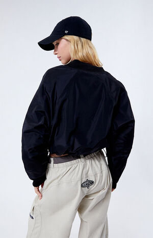 Cropped Bomber Jacket image number 4