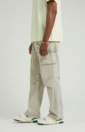 Stone Baggy Cargo Pants image number 3