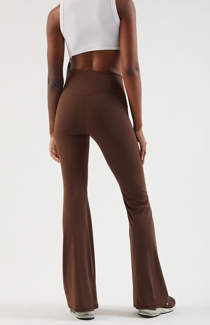 PAC 1980 PAC WHISPER Active Crossover Flare Yoga Pants | Pacsun