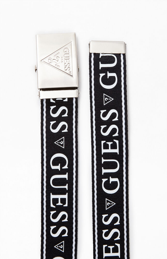 Guess webbed on sale belt