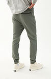 Green Zip Pocket Fleece Pants Green Zip Pocket Fleece Pants image number null