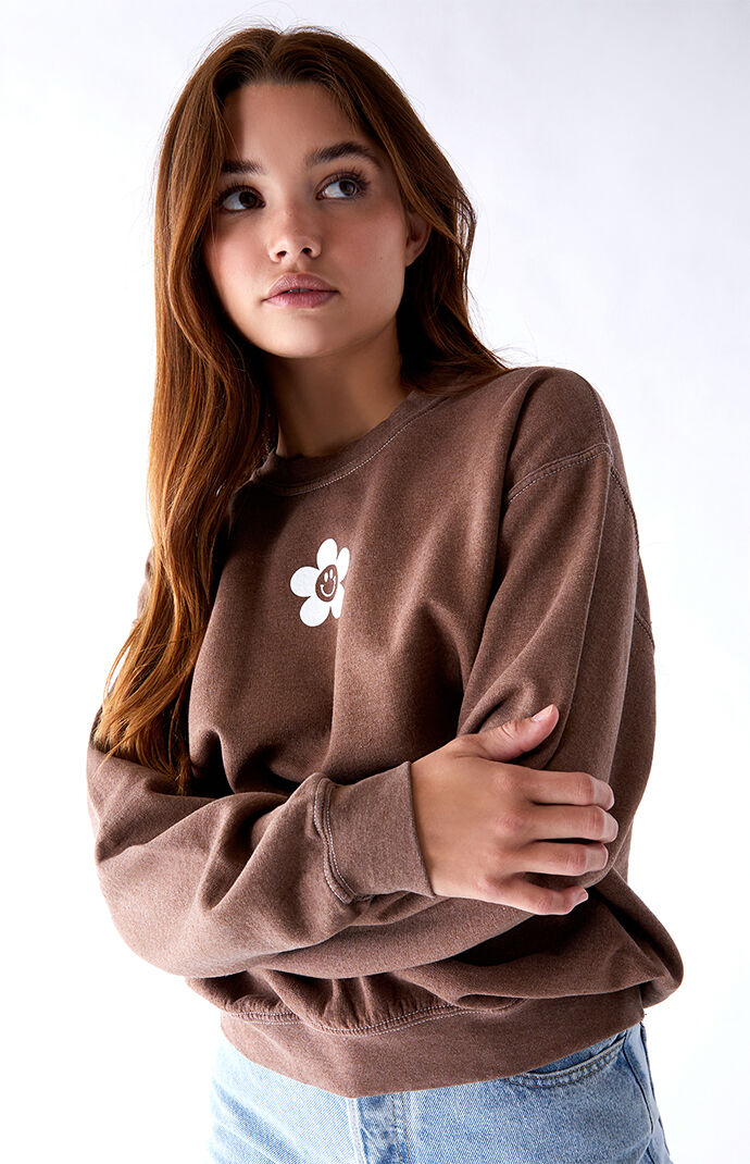 Pacsun smiley face sale sweatshirt