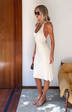Isabelle Halter Midi Dress image number 2
