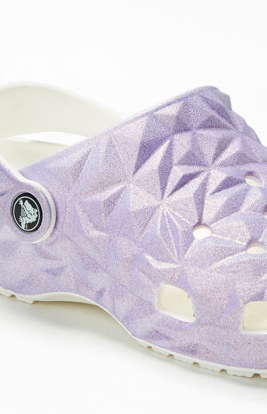 Kids Iridescent Geometric Classic Clogs image number 6