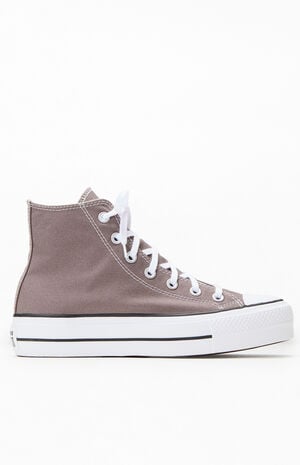 Women's Light Brown Chuck Taylor All Star Lift Sneakers image number 1