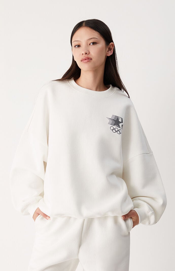 PacSun Tokyo Japan Embroidered Crew Neck Sweatshirt | PacSun