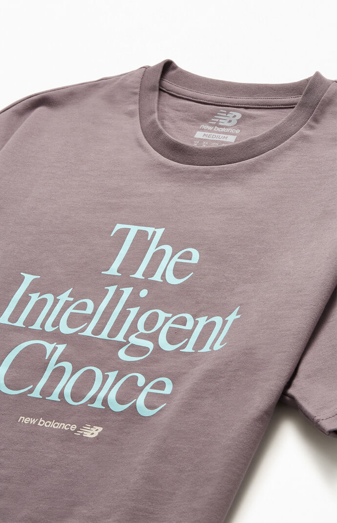 new balance the intelligent choice t shirt