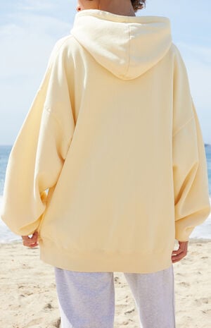 Yellow Christy Oversized Hoodie image number 4