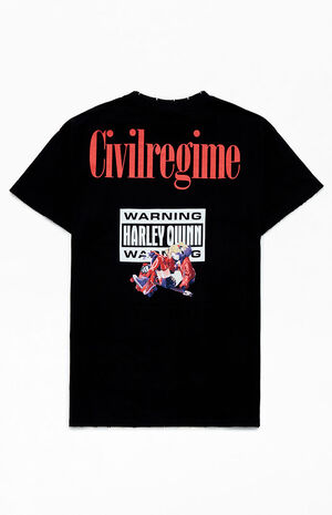 Harley Quinn Rose 199X Oversized T-Shirt image number 1