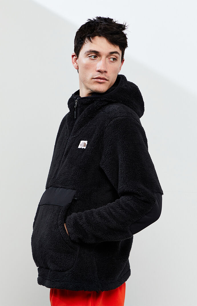Black Campshire Fleece Hoodie