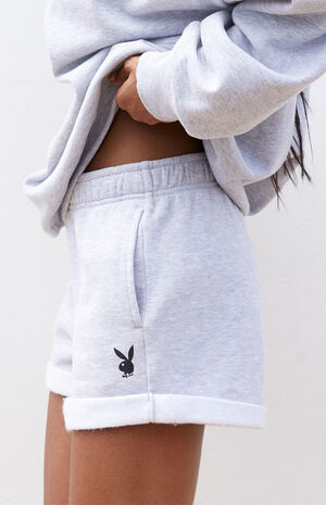 Playboy By PacSun Bunny Rolled Sweat Shorts | PacSun