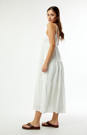 Classic Tiered Midi Dress image number 3