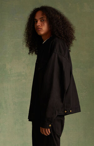 Jet Black Denim Jacket image number 2