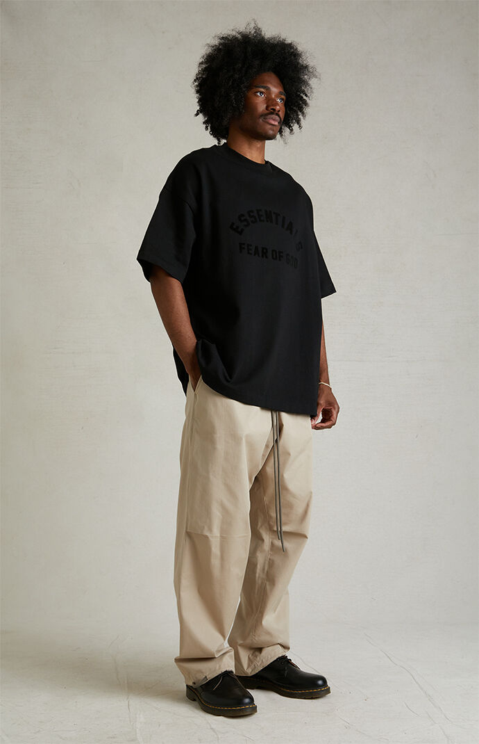【FOG Essentials】 Black Heavy T-Shirt Fear of God Essentials Black Heavy T-Shirt | PacSun