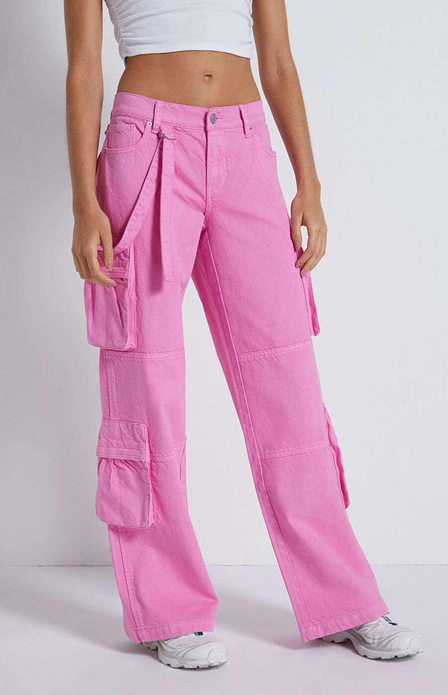PacSun Pink Baggy Cargo Pants PacSun