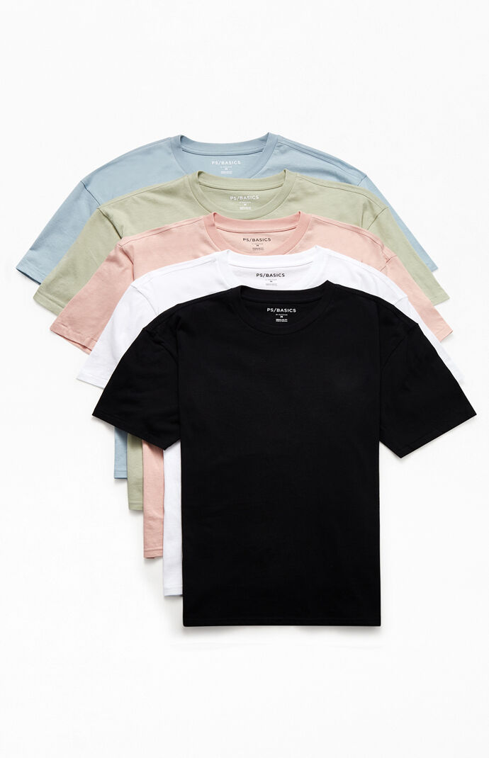 5-Pack Regular Fit T-Shirts
