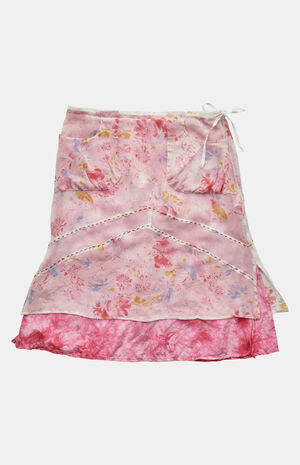 2000s Y2K Floral Midi Skirt image number 1