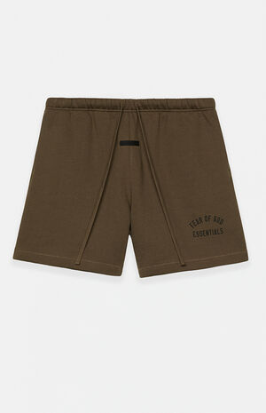 Olive Fleece Soccer Sweat Shorts image number 1