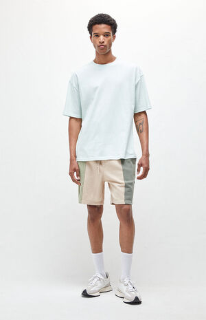 Blue Loch Solid Boxy T-Shirt image number 4