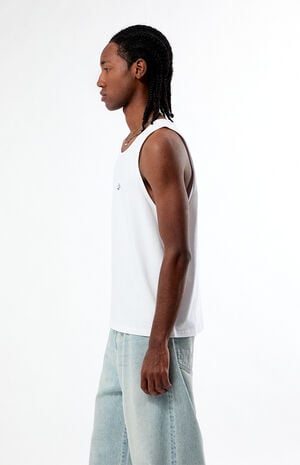 LA Script Embroidered Ribbed Muscle&nbsp;Tank&nbsp;Top image number 3