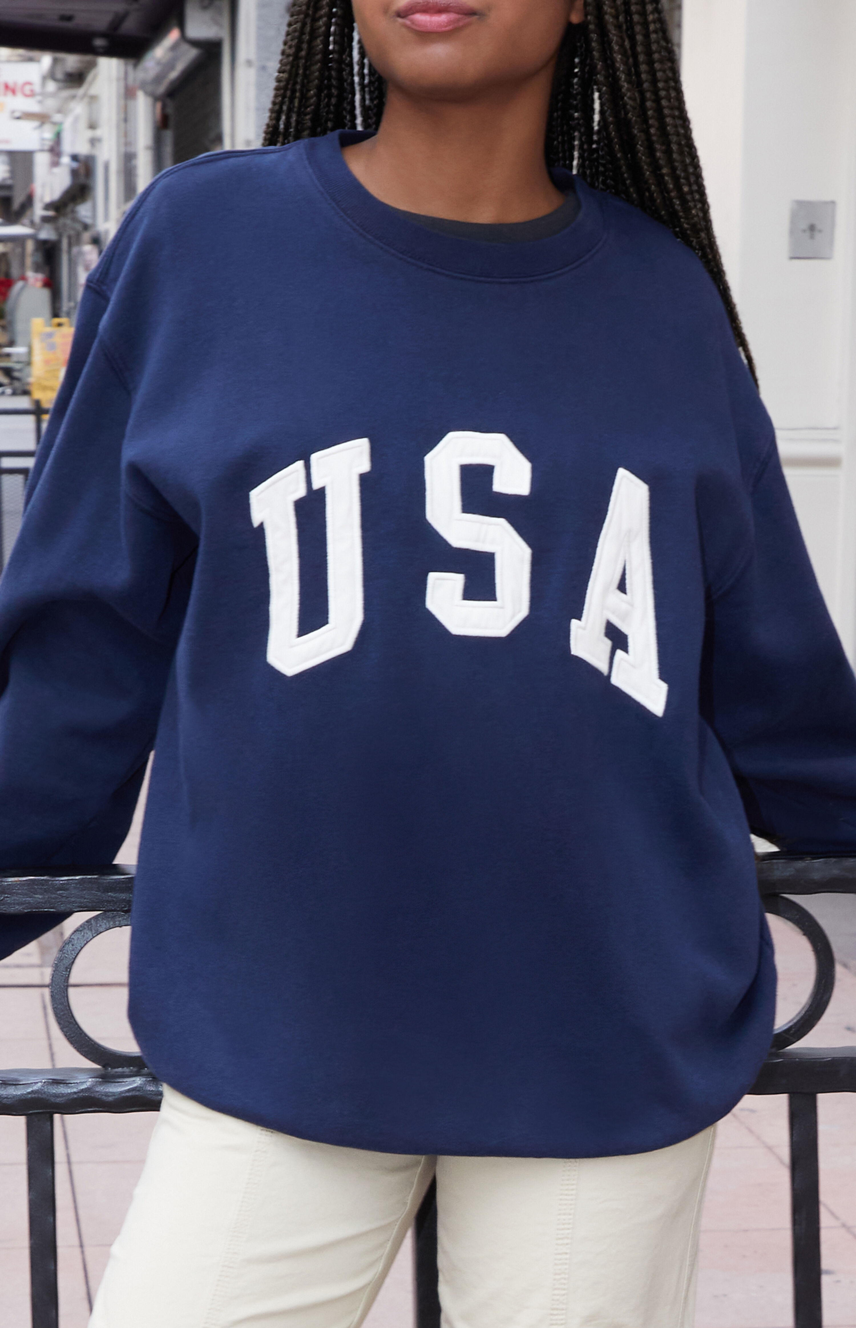 John Galt Erica USA Crew Neck Sweatshirt | Pacsun