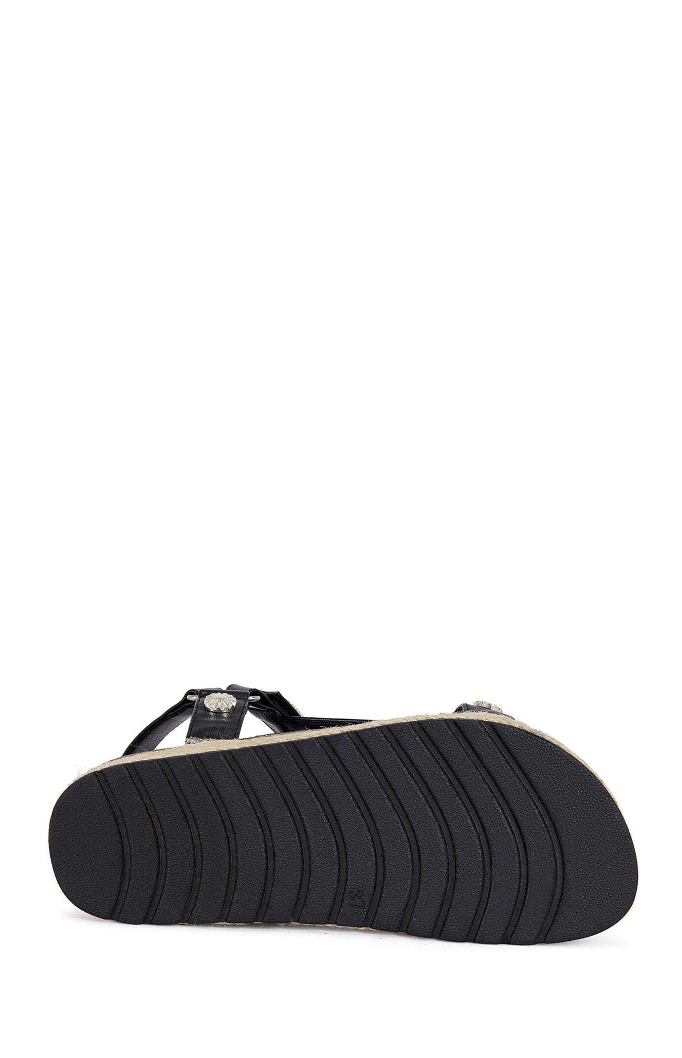 AZALEA WANG Women's Watkins Black Western Sandals