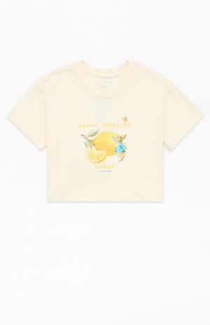 Kids Peter Rabbit Lemon Skimmer T-Shirt image number 1