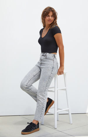 Flecked V-Neck T-Shirt image number 2