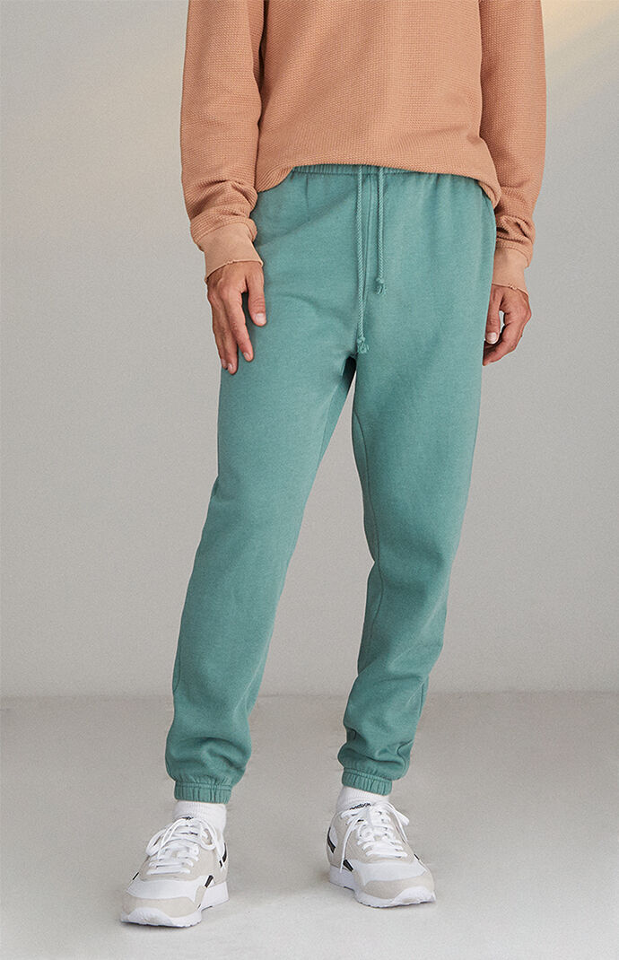 PacSun Green Fleece Jogger Sweatpants PacSun