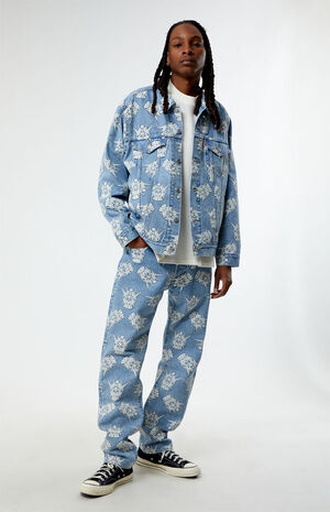 x Gundam Denim Trucker Jacket image number 2