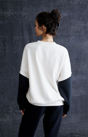 By PacSun Script Crew Neck Sweatshirt image number 4