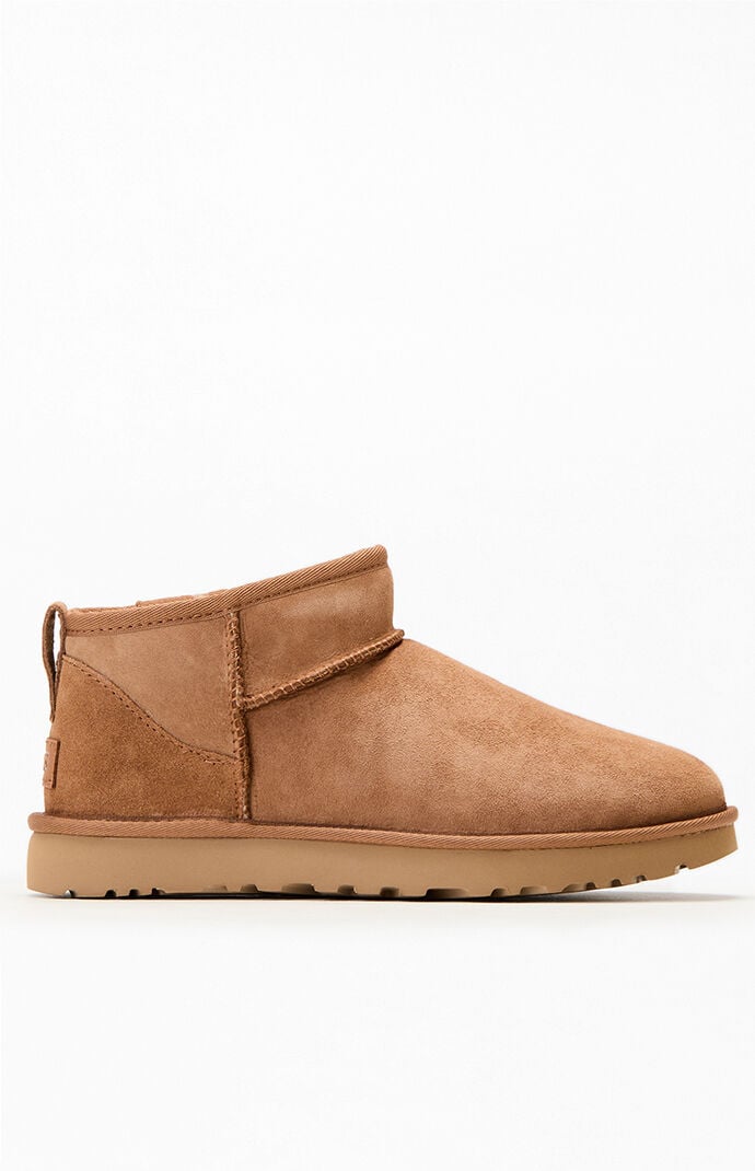 UGG Women's Brown Classic Ultra Mini Boots
