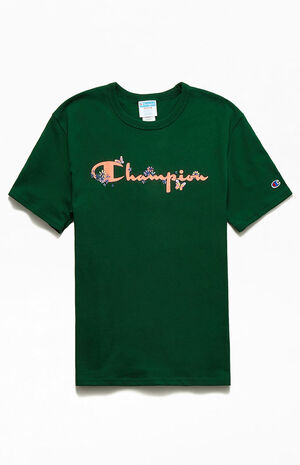 Floral Script Logo T-Shirt image number 1