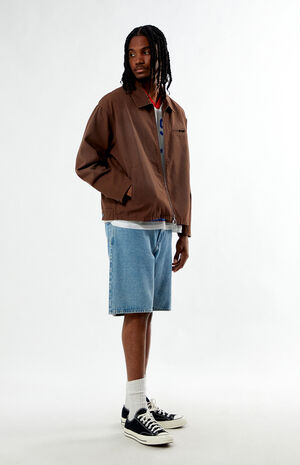 Brown Washed Canvas Gas Jacket image number 5