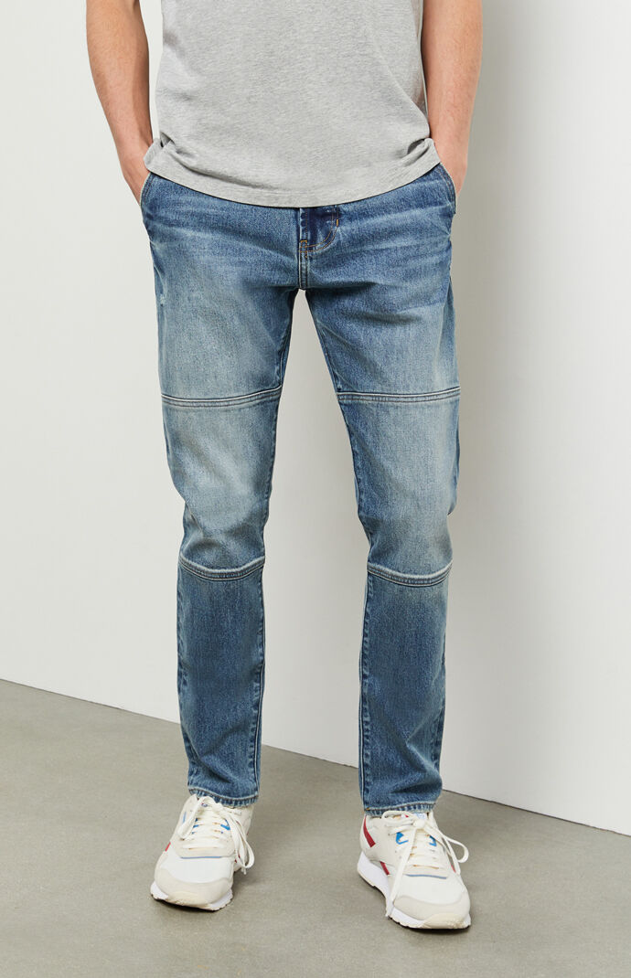 men's athletic fit tapered jeans